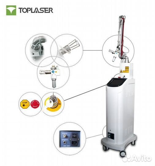 Фракционный CO2 лазер Toplaser Co2-A1