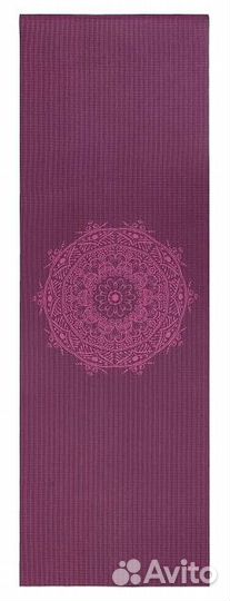 Коврик для йоги Leela Mandala 60 x 183 баклажан