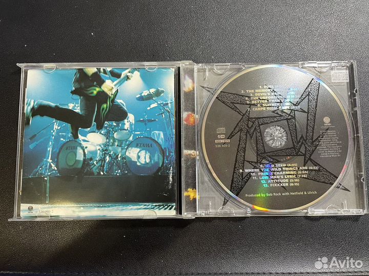 CD Metallica альбом Reload. Лицензия