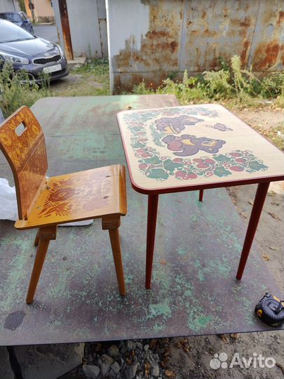 Стол и стул для дошкольника