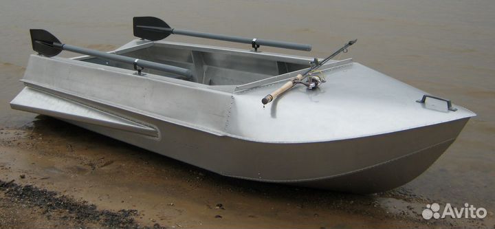 Лодка Романтика-Н 3 м., алюминиевая,с булями,новая