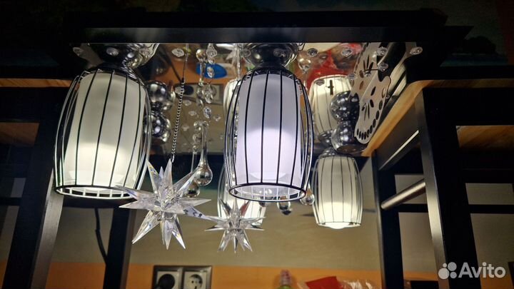 Люстра потолочная бу