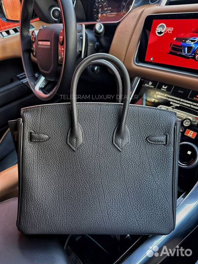 Сумка Hermes Birkin 25 Chocolate togo Verso