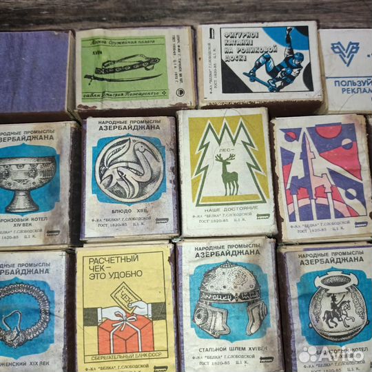 Спички СССР в деревянном коробке