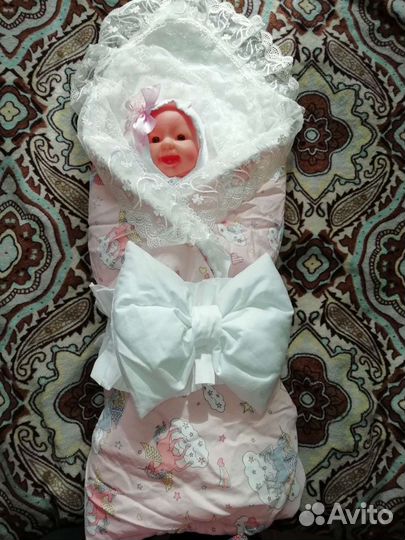 Комплект на выписку летний для девочки