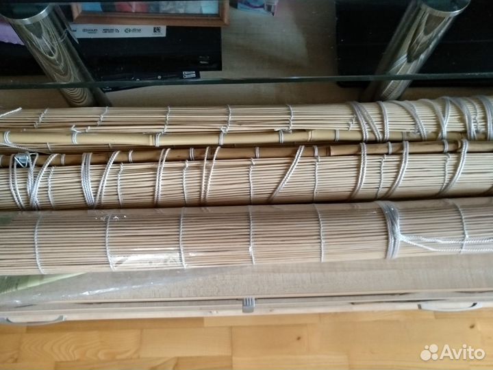 Рулонная бамбуковая штора