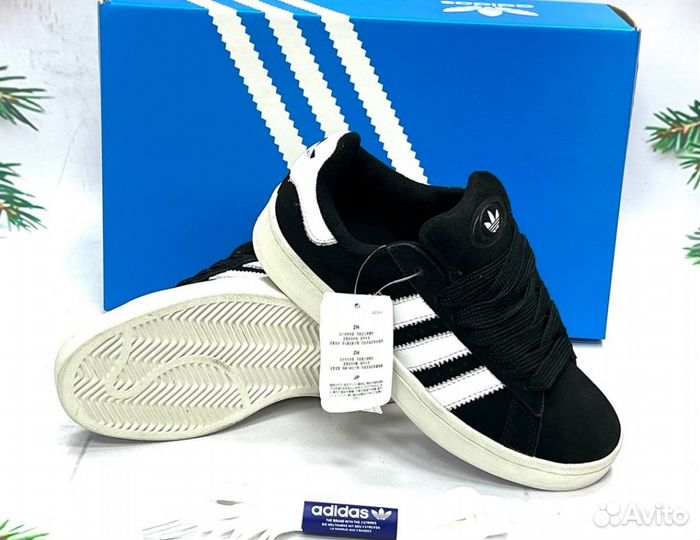 Кроссовки Adidas Campus 00s Black Люкс