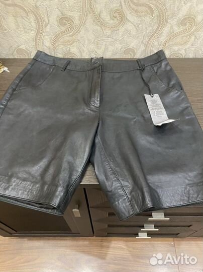 Шорты женские натуральная кожа