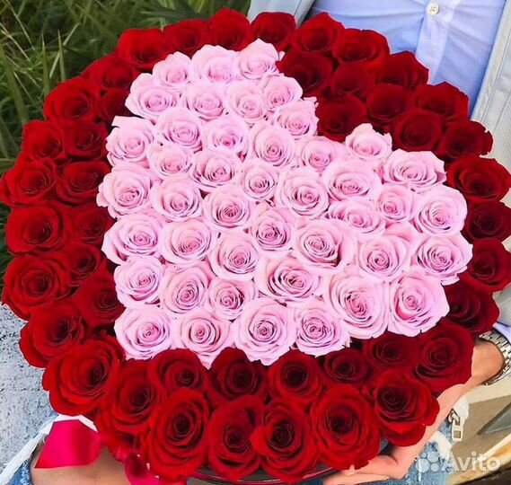 101 роза, букет из 101 розы, купить цветы 101 розу