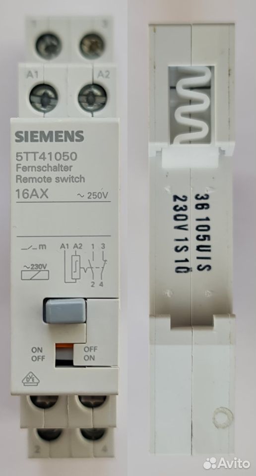 Siemens 5TT4 105-0 дистанционный выключатель