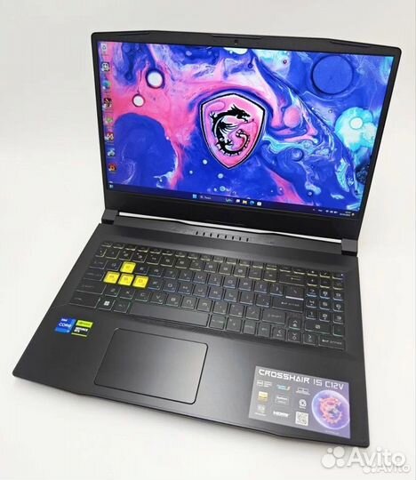 MSI 144Hz 16 ядер i7-12650 16Gb RTX 4070 SSD1000