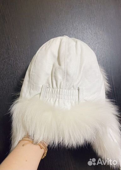 Шапка ушанка натуральный мех