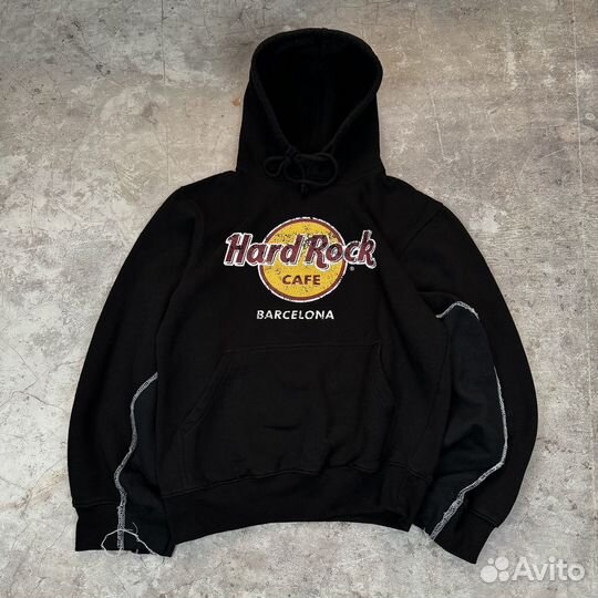 Апсайкл Худи Hard Rock (Prototype, Vetements type)