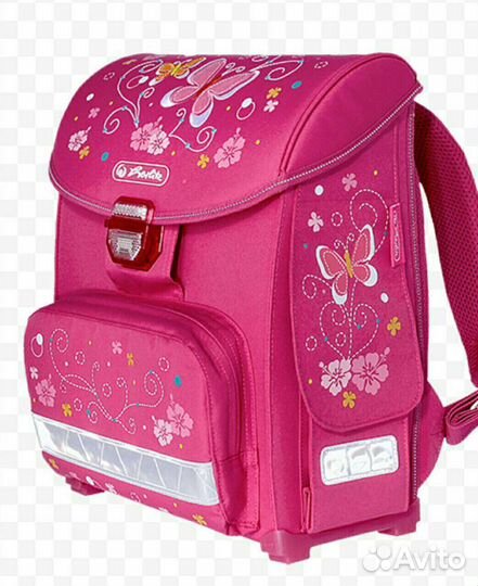 Ранец школьный для девочки Herlitz бабочка