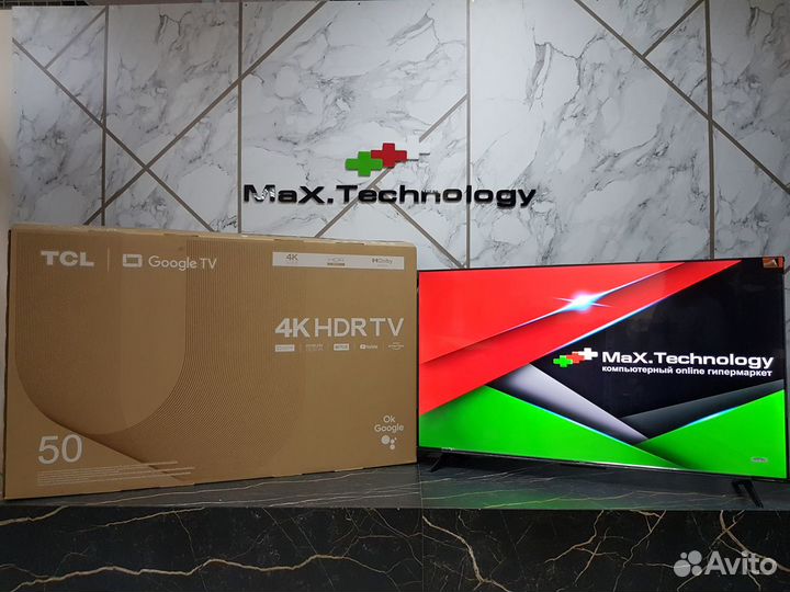 Смарт тв TCL 50P635 4K Google TV