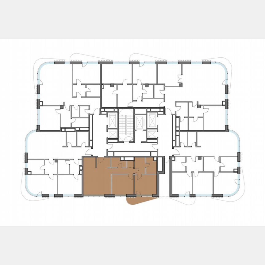 1-к. квартира, 110,5 м², 6/14 эт.