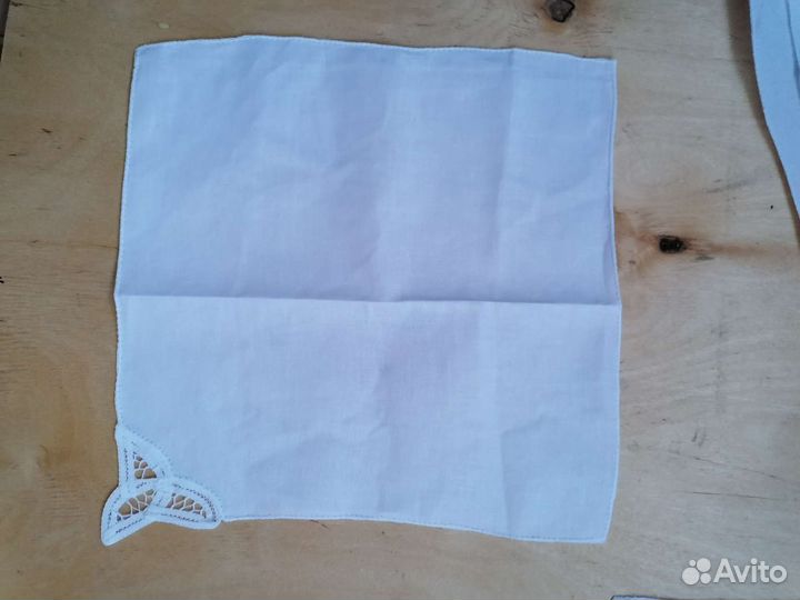 Салфетки белые новые вышивка набор