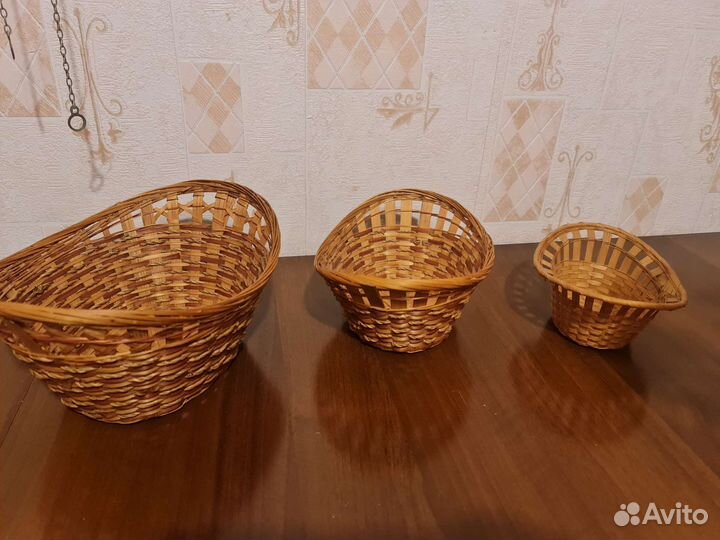 Посуда плетеная новая