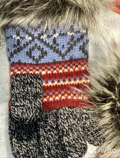 Комплект шапка и перчатки