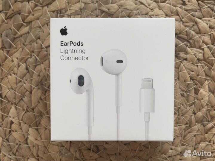 Наушники проводные apple earpods lightning