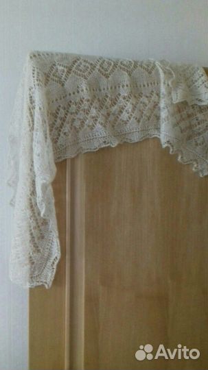 Настоящий оренбургский пуховый платок паутинка