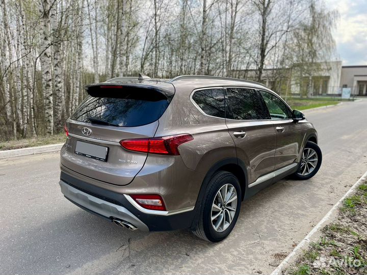 Hyundai Santa Fe 2.2 AT, 2019, 73 000 км