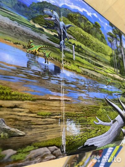 Динозавры. Детская энциклопедия с магнитами