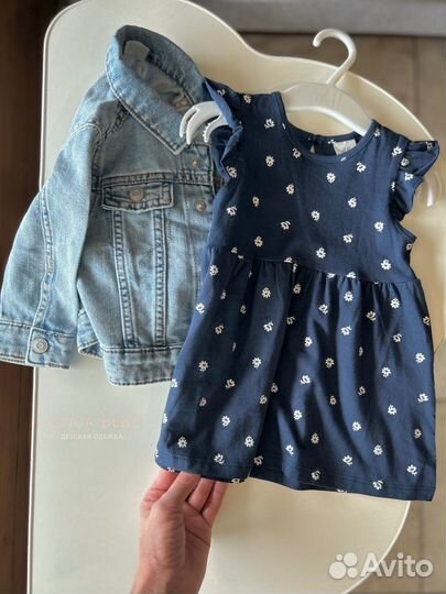 Платье 68 H&M летнее на девочку