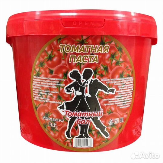 Томатная паста 5, 10л Pechagi, Тогрус, Пицца соус