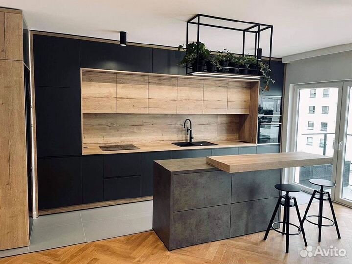 Кухонный гарнитур с островом