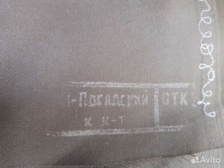 Диагональ габардин хаки шерсть п/ш