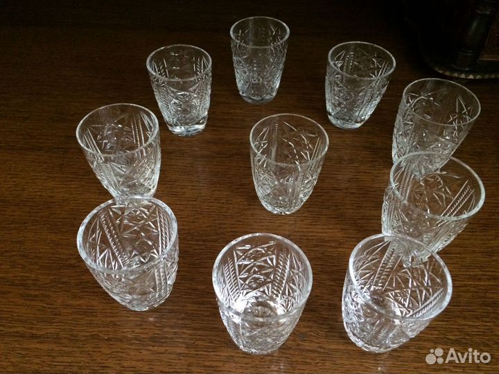 Стопки хрустальные СССР