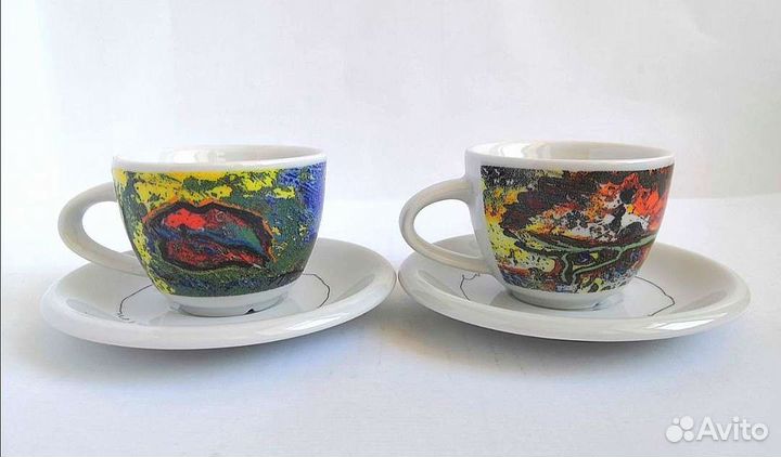 Набор 2 пар эспрессо Saeco, Германия. Новый