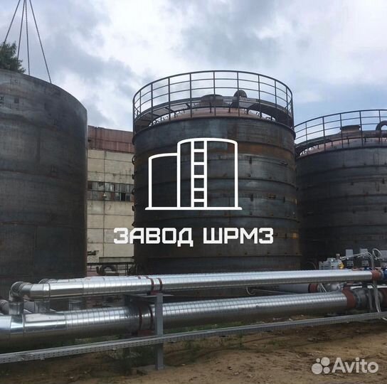 Резервуар вертикальный стальной 400 кубов