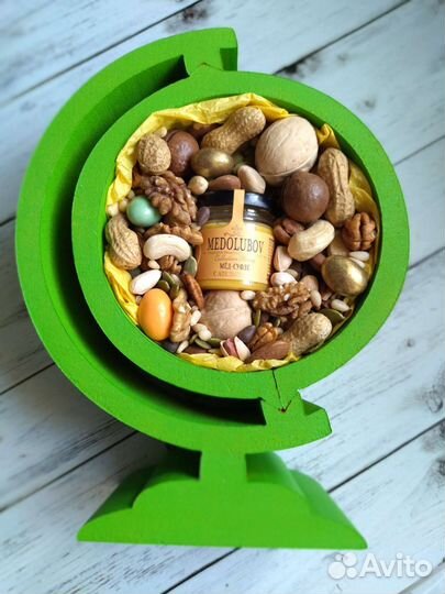 Шоколадно-ореховый букет учителю