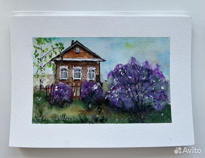 Картина акварель