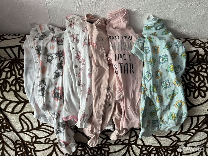 Вещи пакетом на девочку 56 62