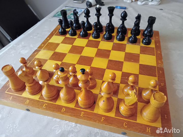 Шахматы большие деревянные СССР