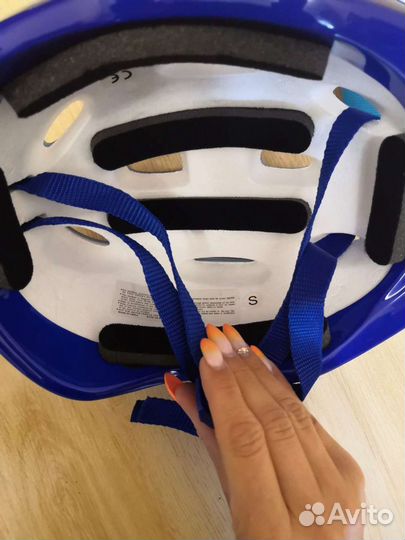 Велошлем с защитами