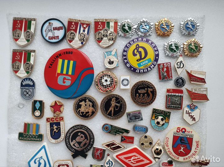 Значки олимпиада, футбол, спорт, бокс, динамо