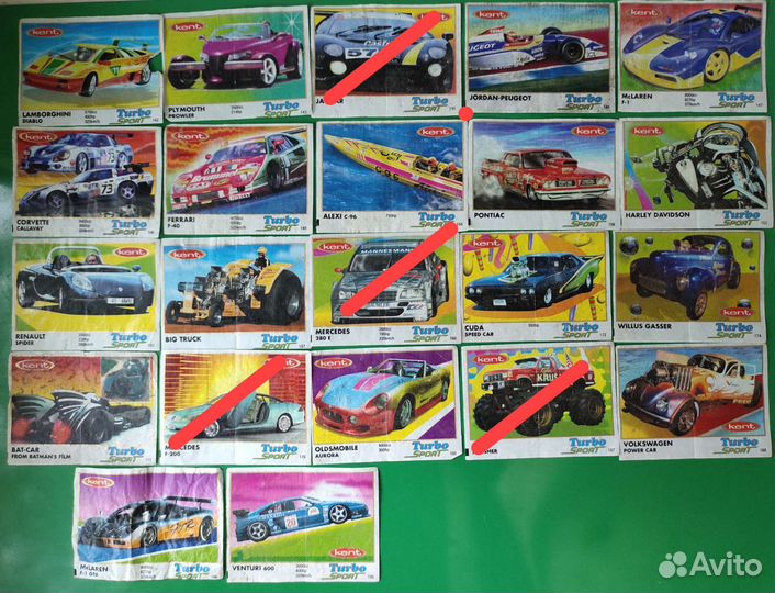 Вкладыши turbo, bombimbom и др. из 90х