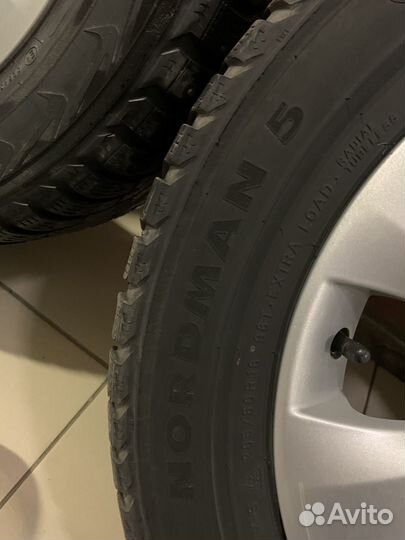 Диски r 16 5x105 и Резина зимняя шип., 205/60
