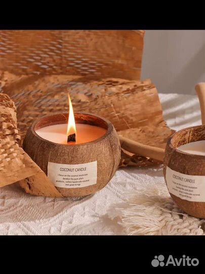 Свеча в кокосе