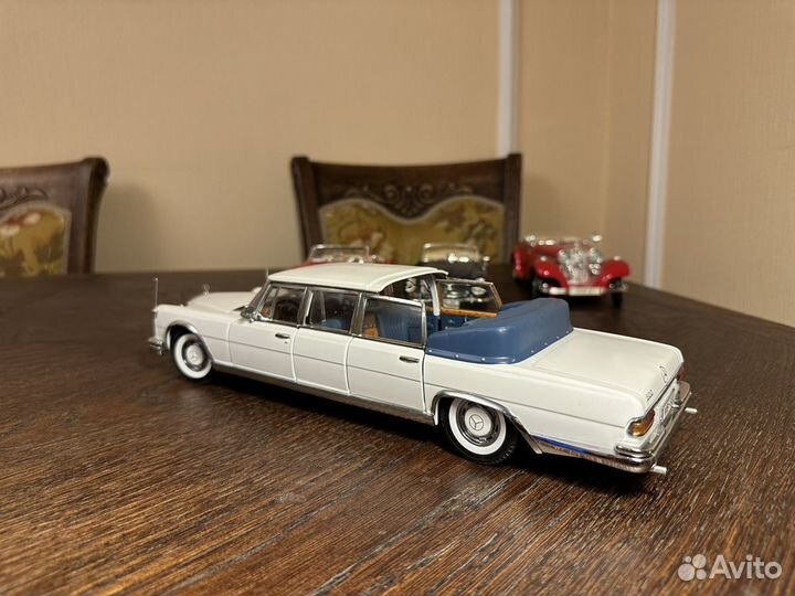 1:18 Mercedes-Benz W100, 190SL, 500K Roadster