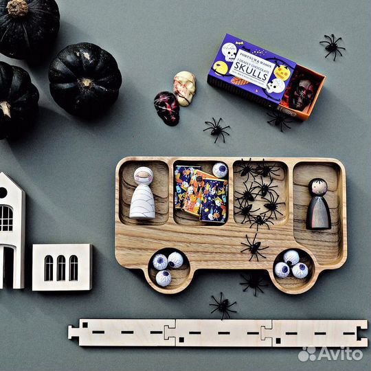 Деревянная посуда для мальчиков