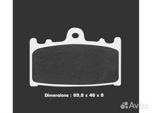 Тормозные колодки Nissin 2P-214RS (344)