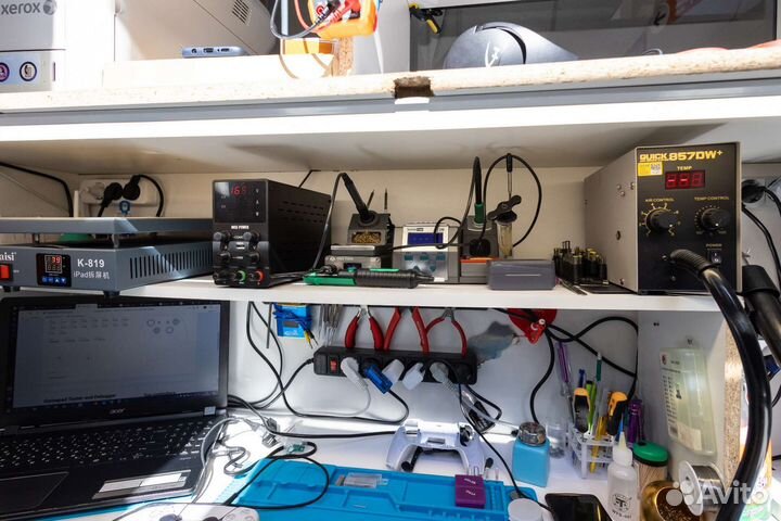 Ремонт ноутбуков. Сложный ремонт плат. Пайка чипов