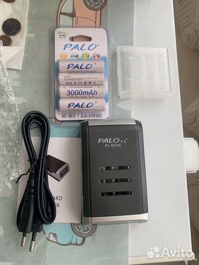 Аккумуляторная аа батарейка 4-шт 3000 mAh