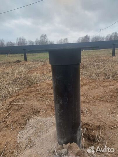 Винтовые сваи под ключ установка