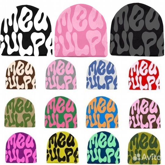 Шапка y2k mea culpa